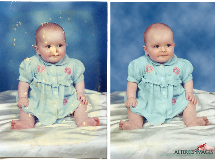 photograph restoration by Altered Images