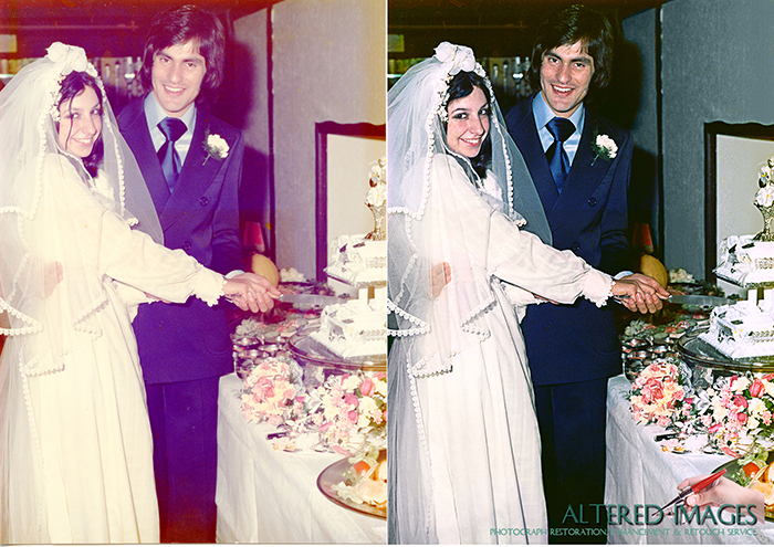 Photo Restoration by Altered images