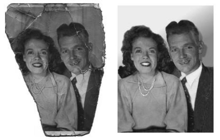Photo Restoration of husband and wife