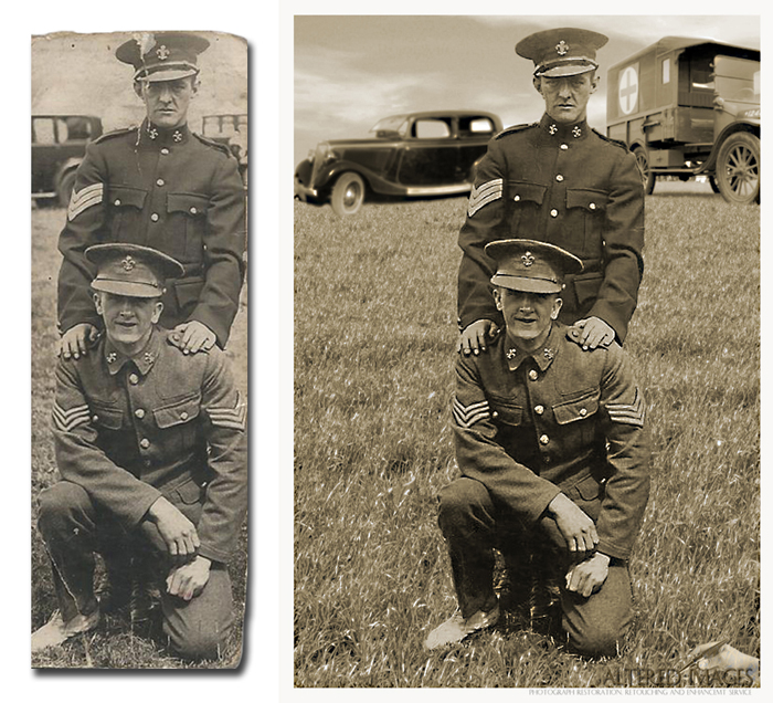 Photo restoration by Altered images